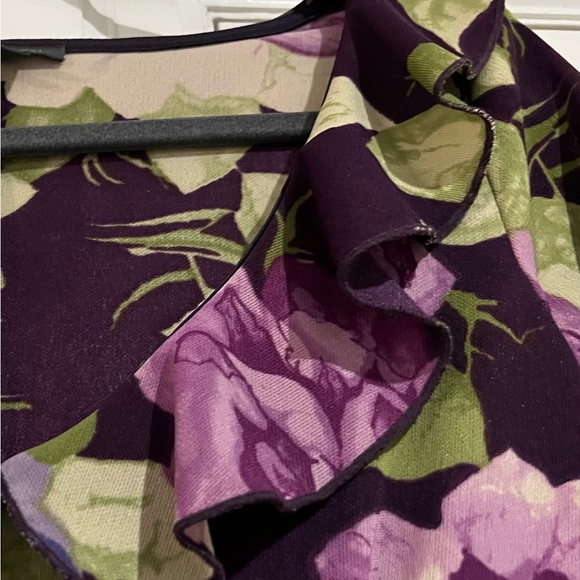 Vintage Floral Print Dress, Size S - Picture 3 of 10